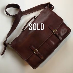 Vintage COACH Messenger in Burgundy